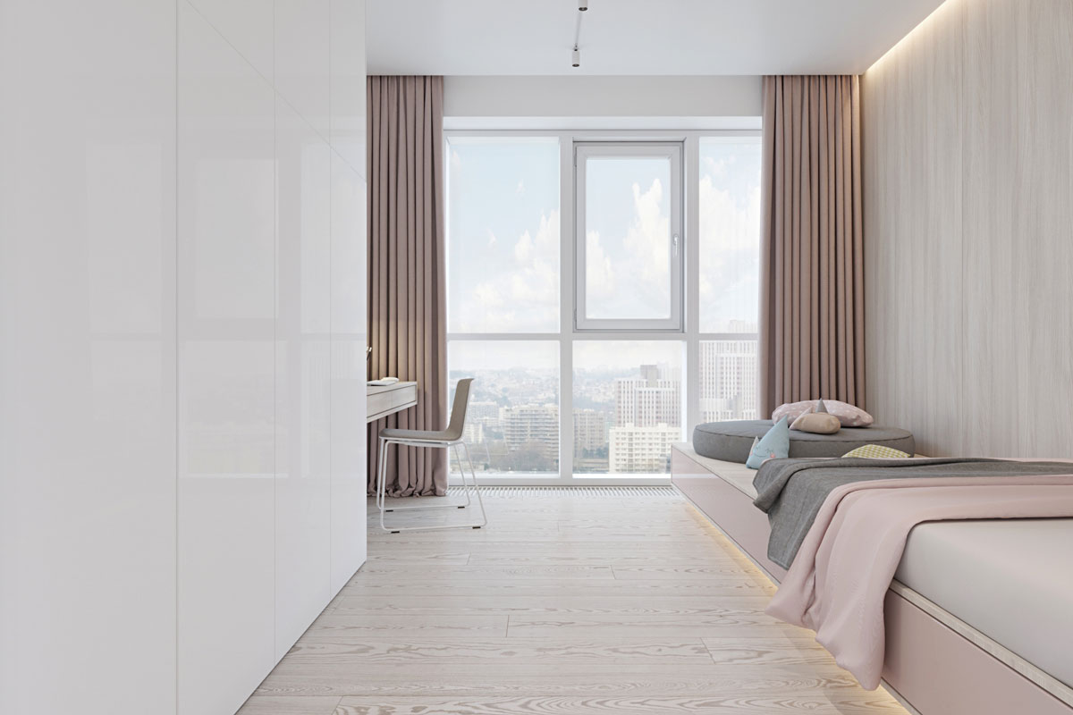 灰与橙的和谐演绎·国外简约主义住宅  Zooi Design-20