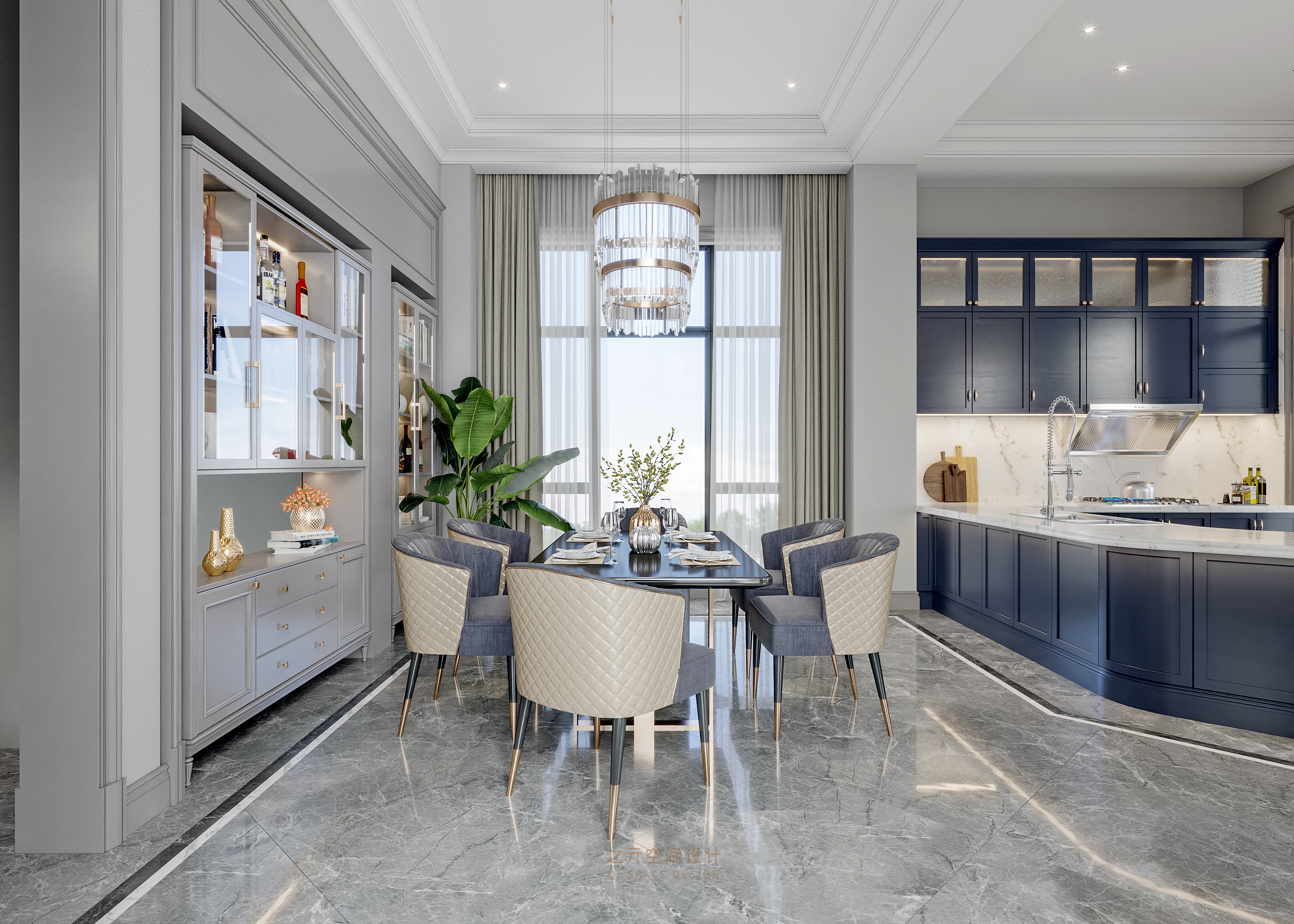 亓作 | 追崇自由 不止浪漫  上置名人府邸750㎡现代美式墅居                     -5