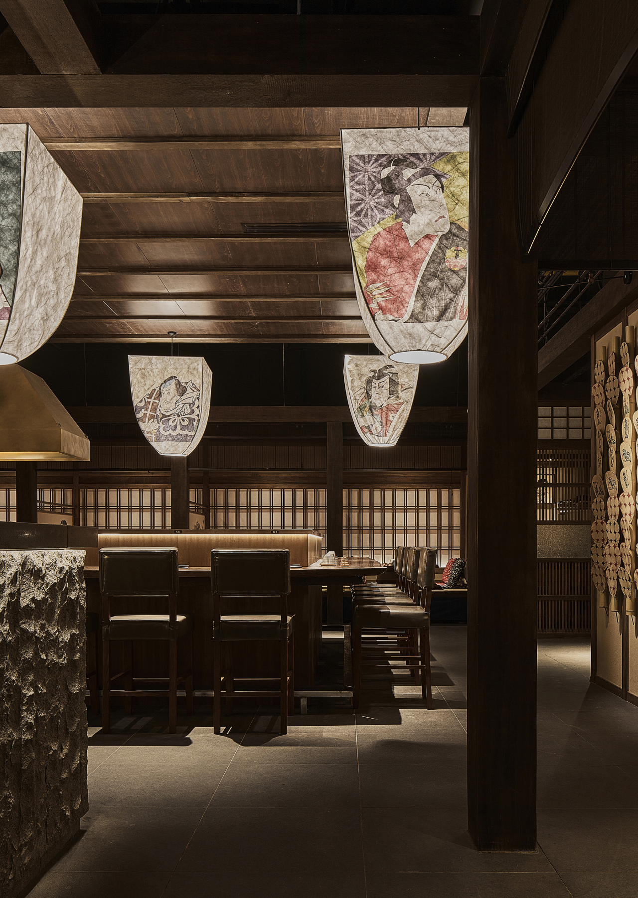 飞鸟日料居酒屋丨中国丨黑珍珠空间设计事务所-12