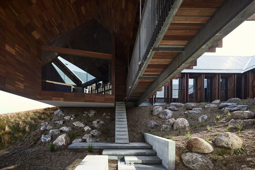 受传统农场启发的澳大利亚现代乡村住宅-14