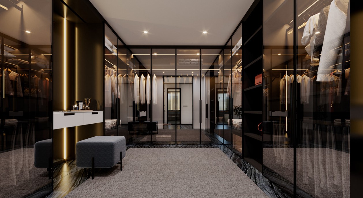 鲜明的线条与中性元素 创造出精致的室内空间-17