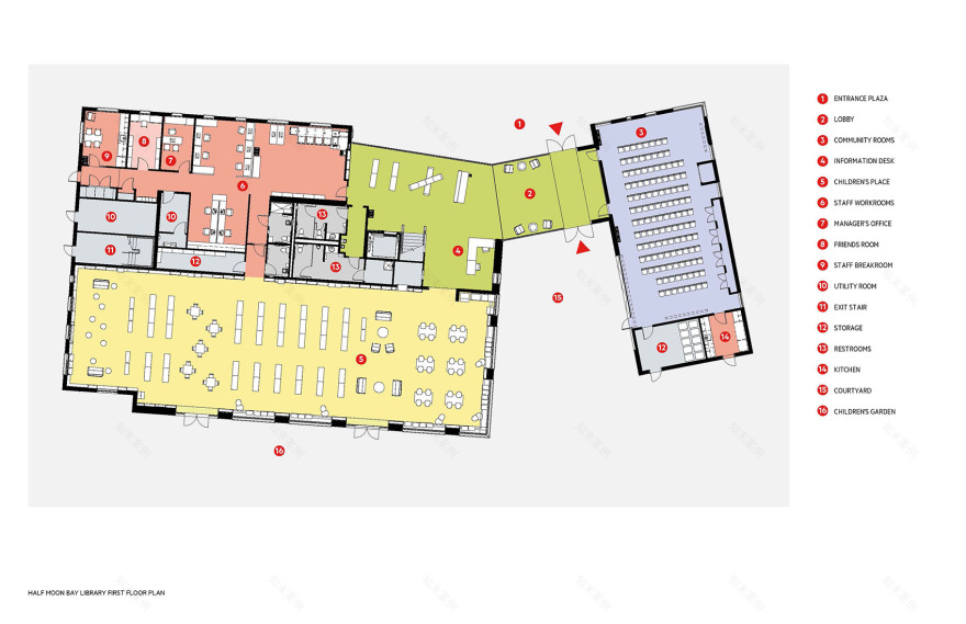 美国半月湾图书馆-124