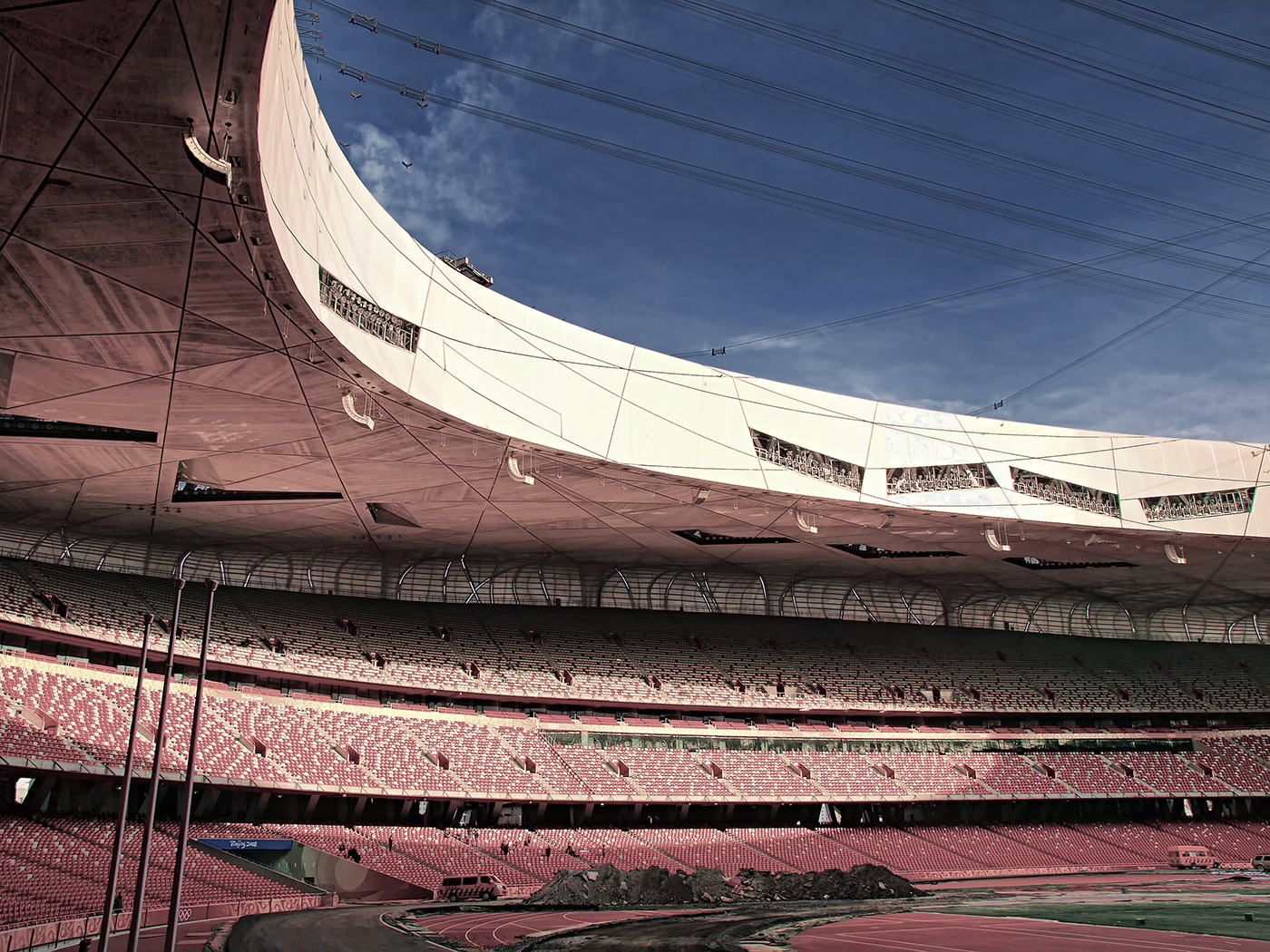 Morning at the Bird's Nest:  Beijing China-8