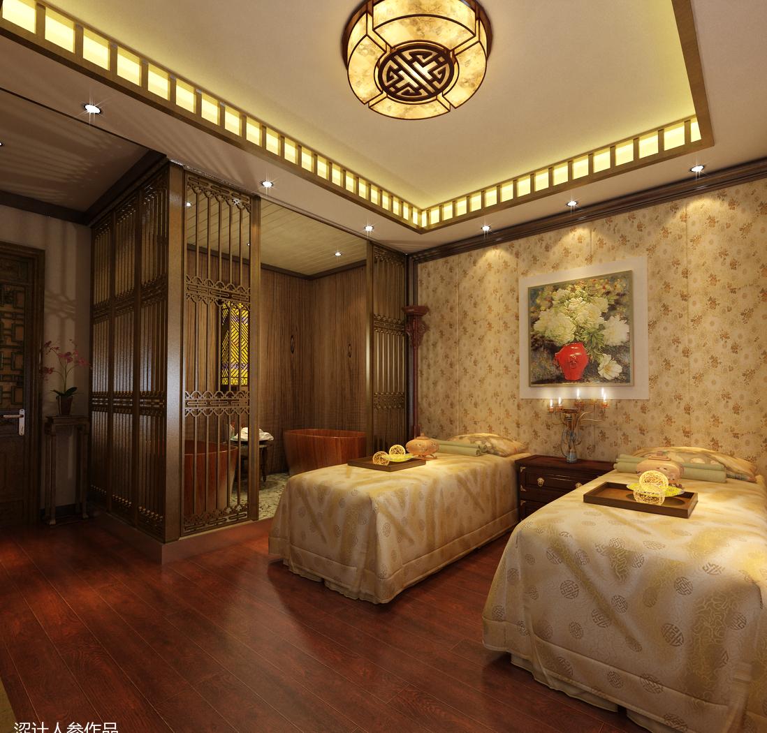 新中式足浴休闲会所设计，古韵与现代的完美融合-8