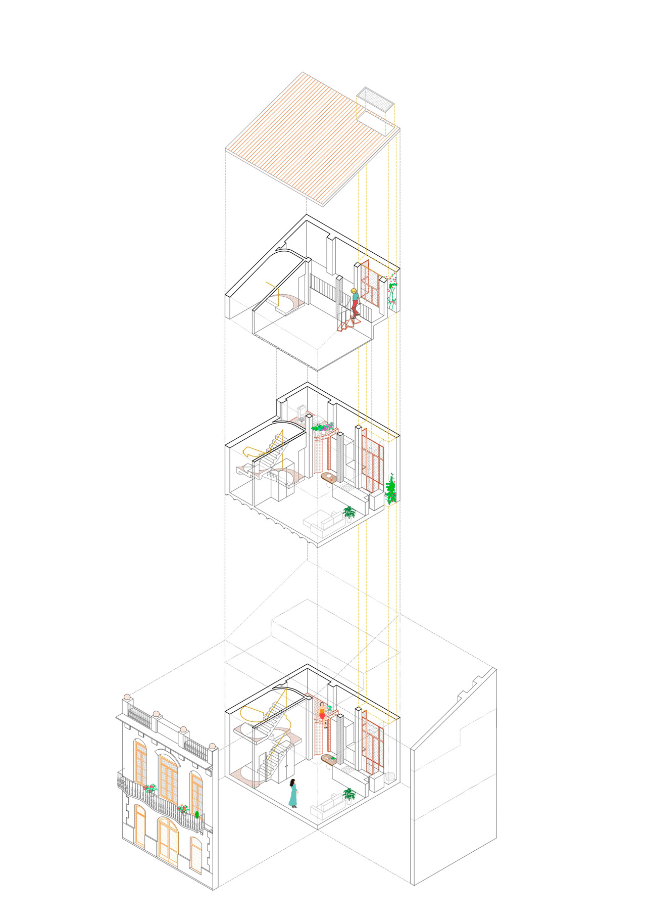 Les pinyes del Cabanyal 干预丨西班牙丨Piano Piano 工作室-15