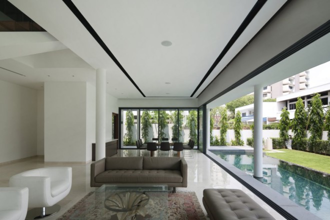 豪华别墅 现代风格新加坡现代住宅设计-33