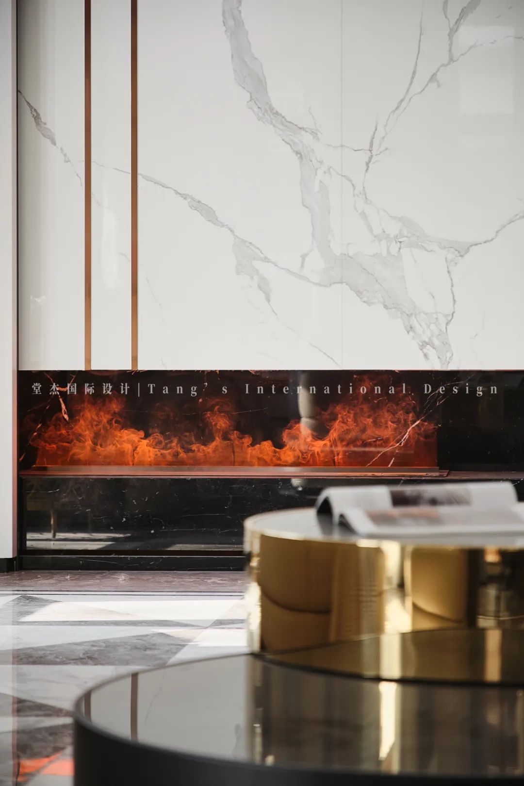 南京复地朗香 600㎡现代轻奢住宅设计丨中国南京丨堂杰国际设计-24