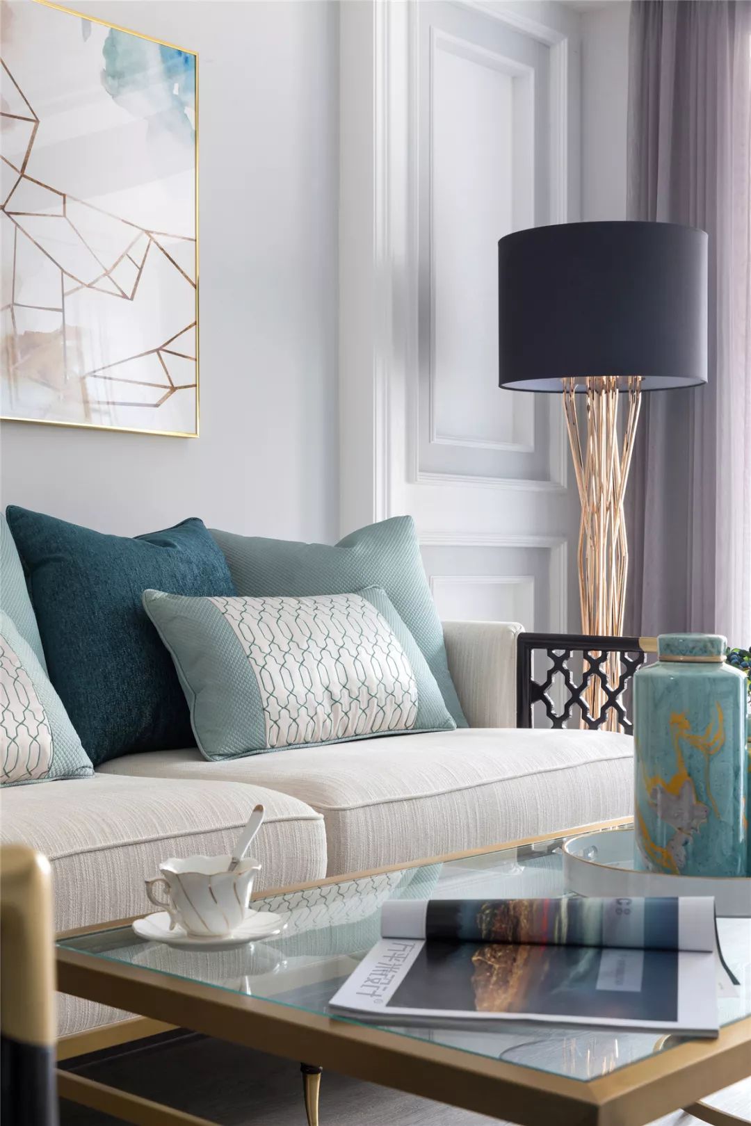 124 平美式轻奢家居,功能与美感兼具-32