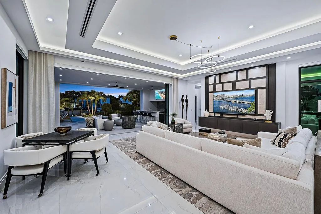 现代豪华别墅典范-佛州朱庇特 Quayside Drive 114 号住宅-10