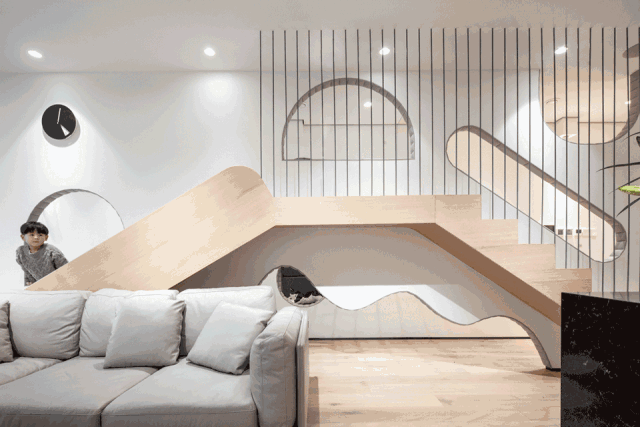 上海嘉定湖畔公寓 | “山”形墙体打造儿童乐园-32