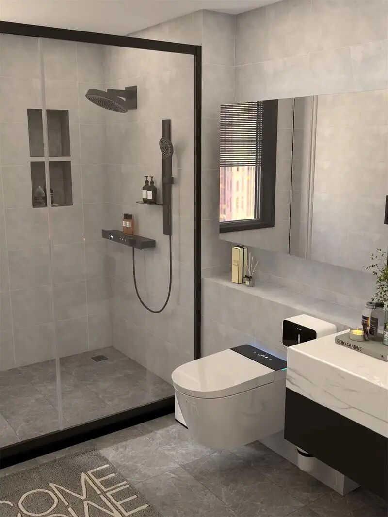 开放隔断时尚加电视墙，110㎡现代美式家这样装更实用！-26