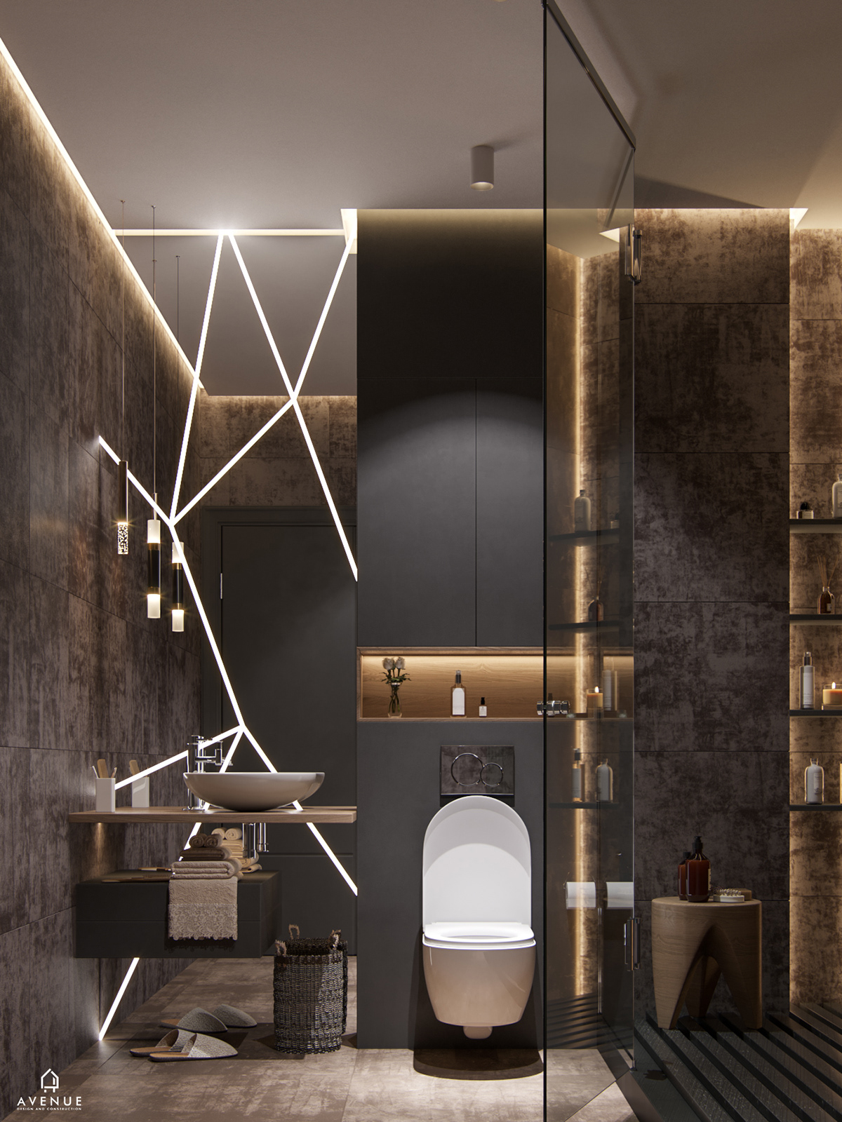 科威特豪华浴室设计丨Avenue Designs-4