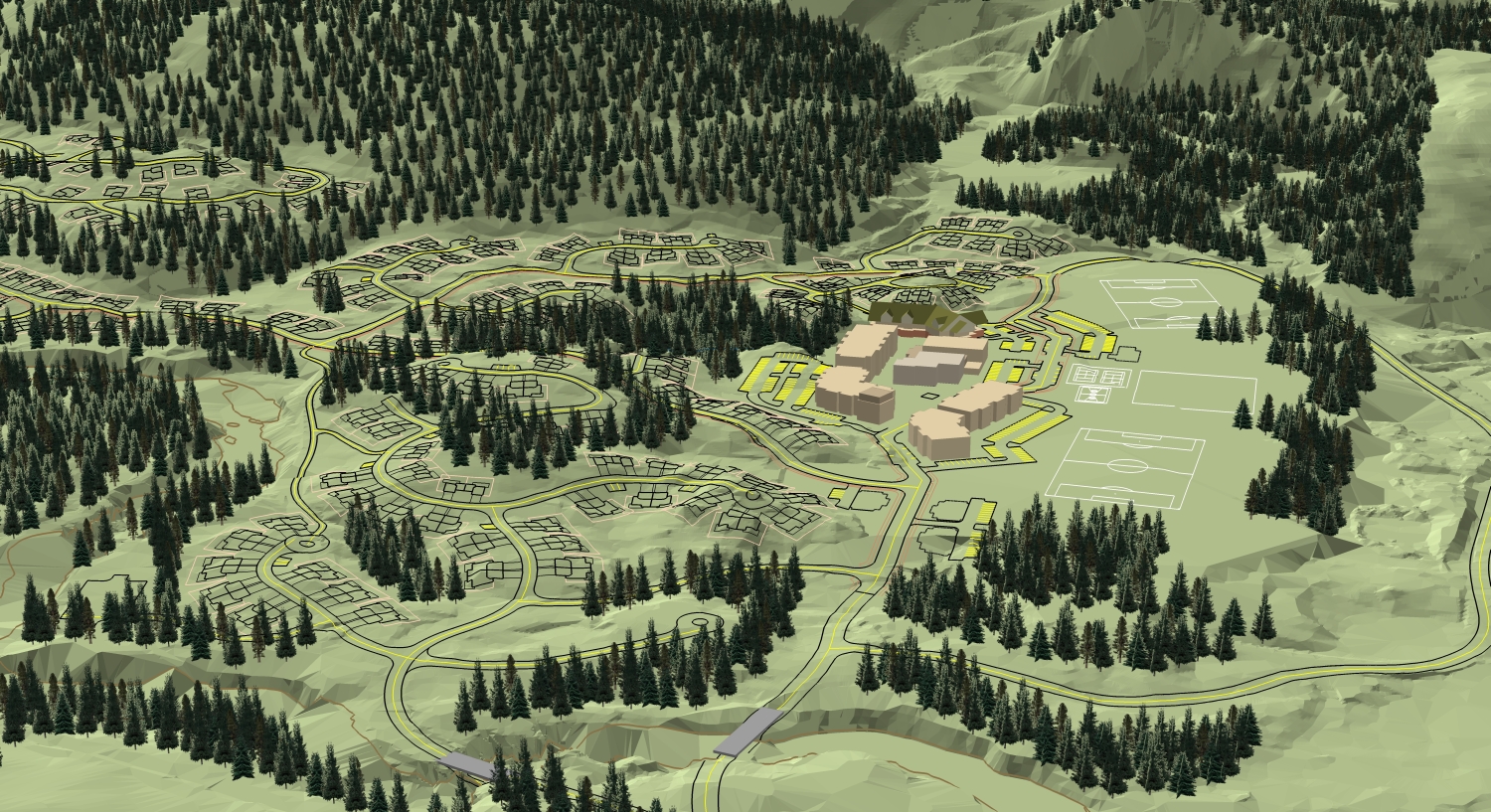 惠斯勒奥林匹克运动员村丨哥伦比亚丨BHA与Ekistics Town Planning合作-17