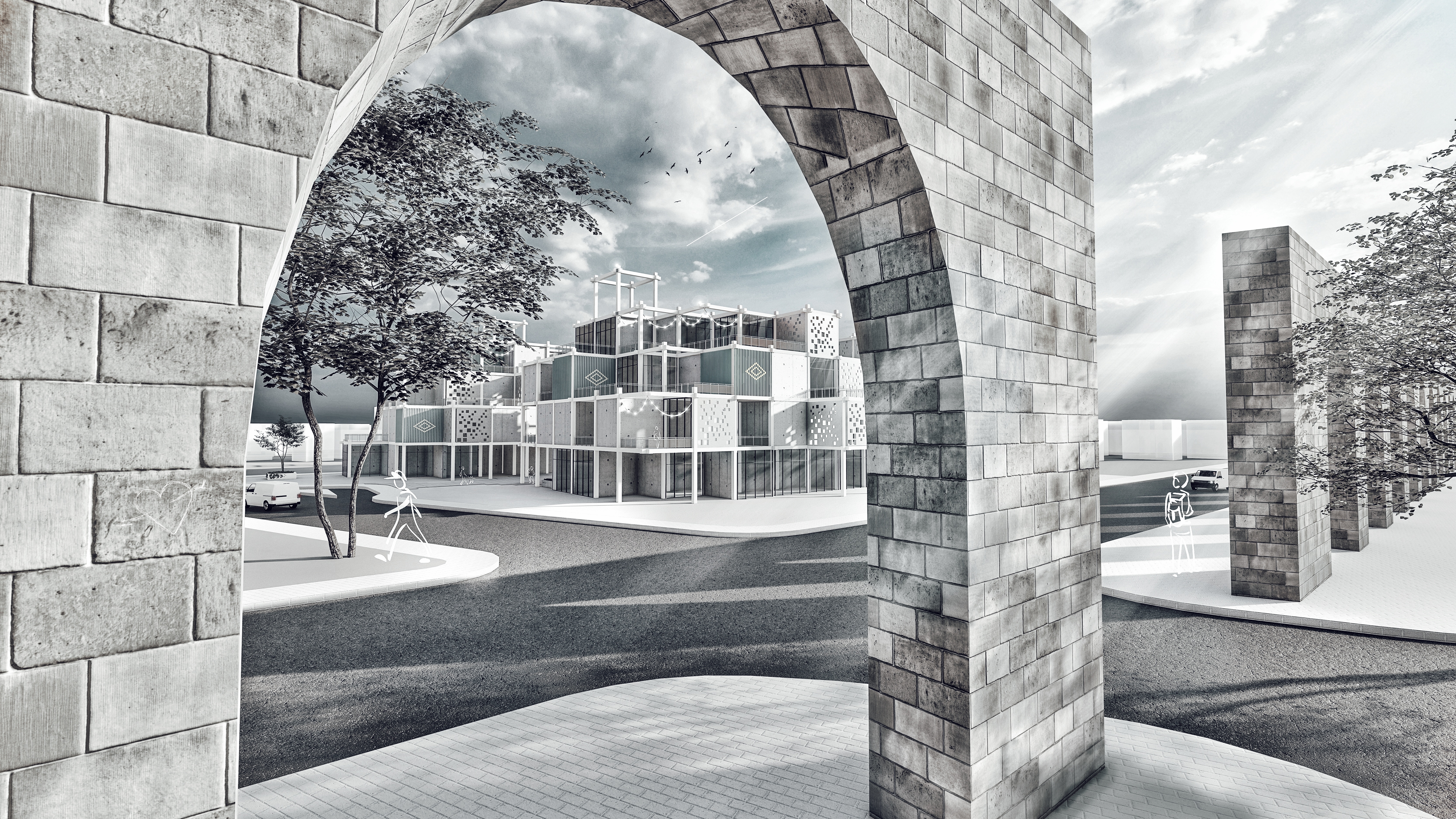 精灵罐;小精灵罐(注:PIXIE有小精灵、精灵之意 ,POTS是罐子的复数形式,结合常见命名风格有以上较合理的翻译,但如果有特定背景,可能需要更贴合的译法) 丨开罗大学工程学院建筑系学生(推测)-12