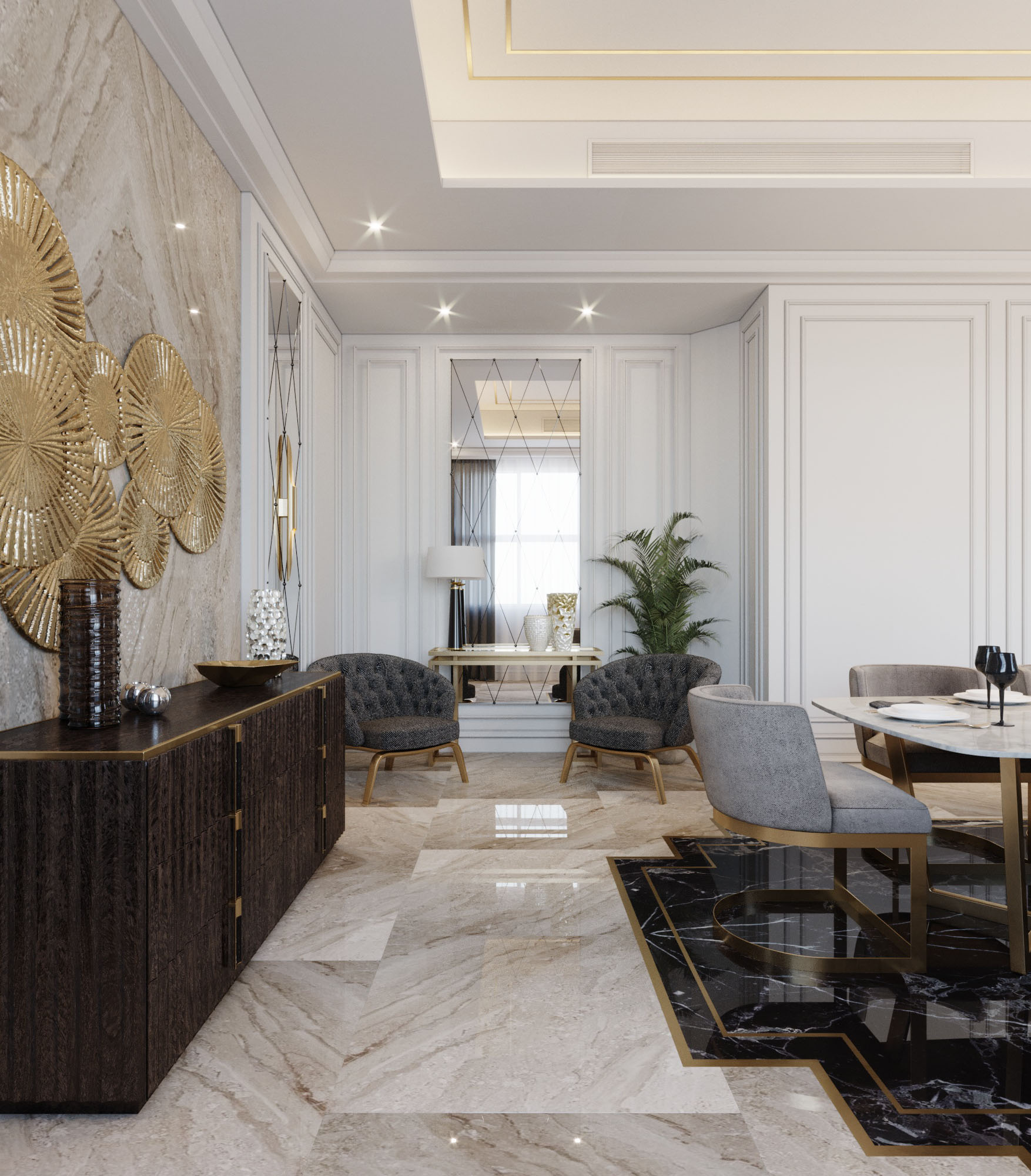 新古典主义别墅丨Shady Salah-12