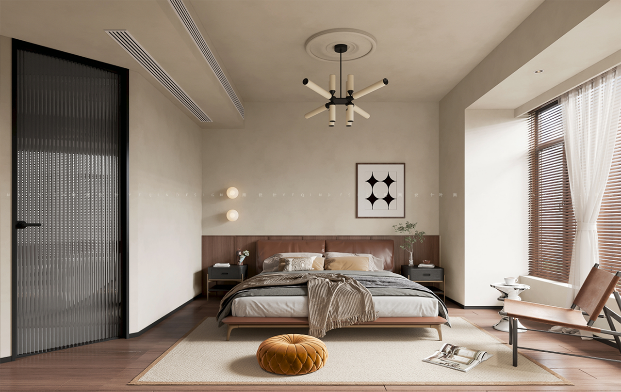 氛围感轻复古大平层丨中隆建业-22