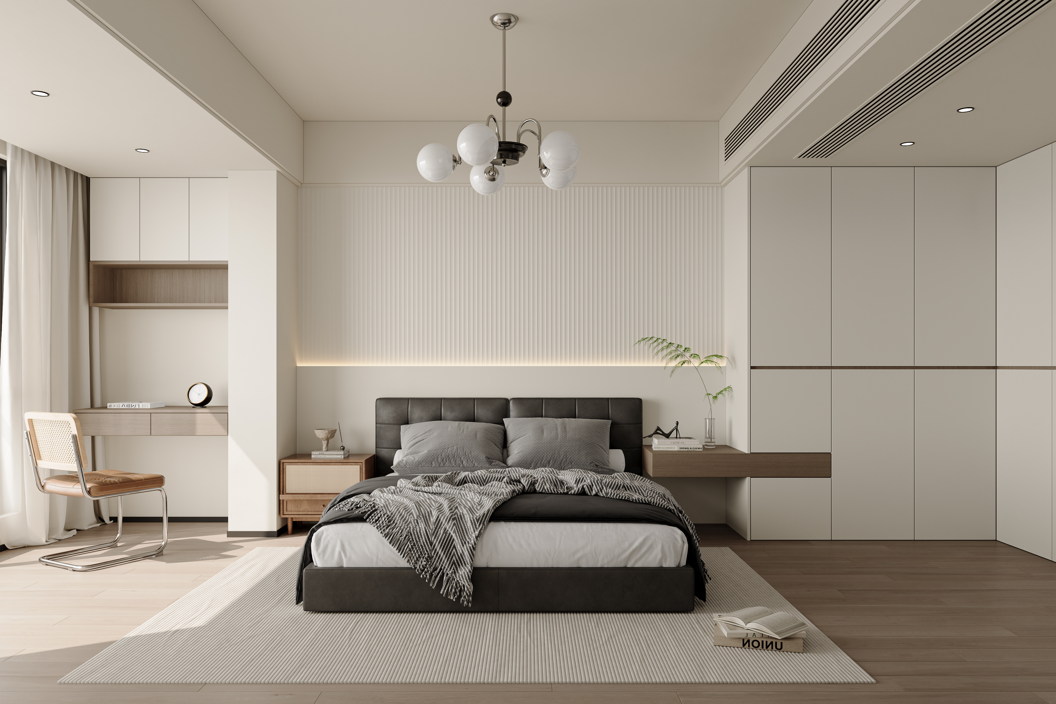 绘感视觉设计——现代简约客餐厅叠墅案例-9