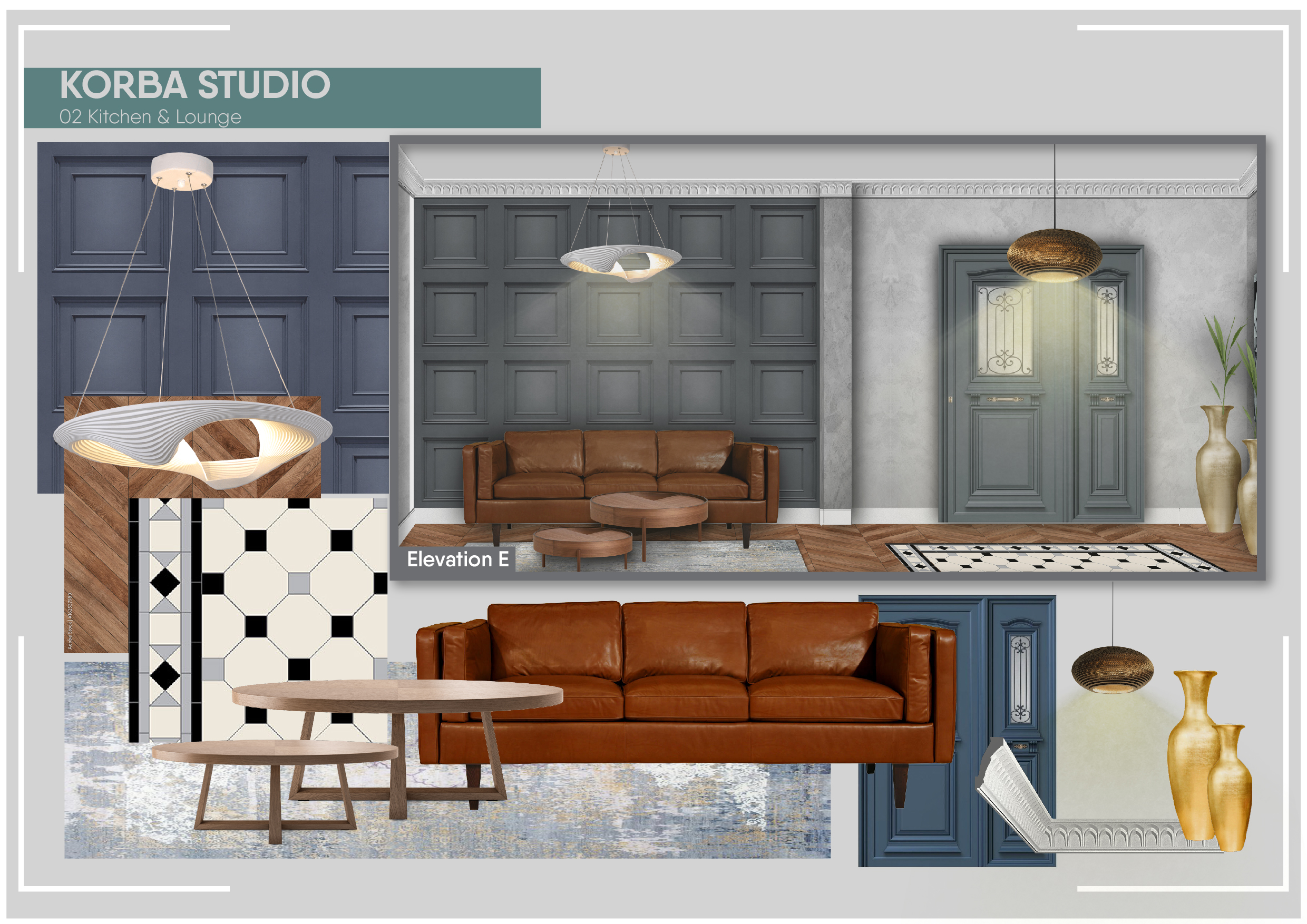 Photography Studio 2D Interior Design & Mood Board-25