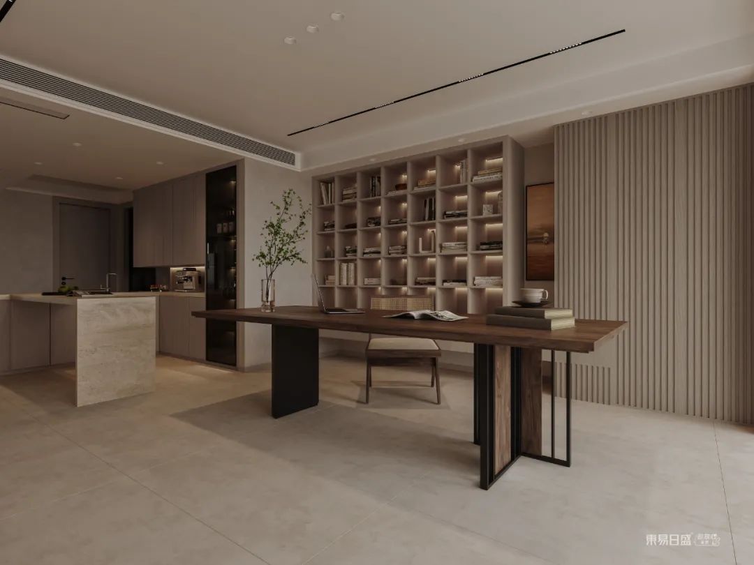 【新作首发】倪梦雅作品：清欢 | 开元名都150㎡现代原木风-31