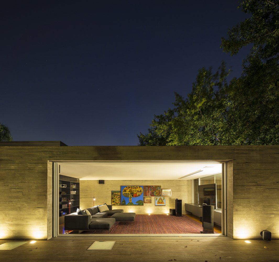 巴西 3V 住宅 | 混凝土与木质的透明对话-50