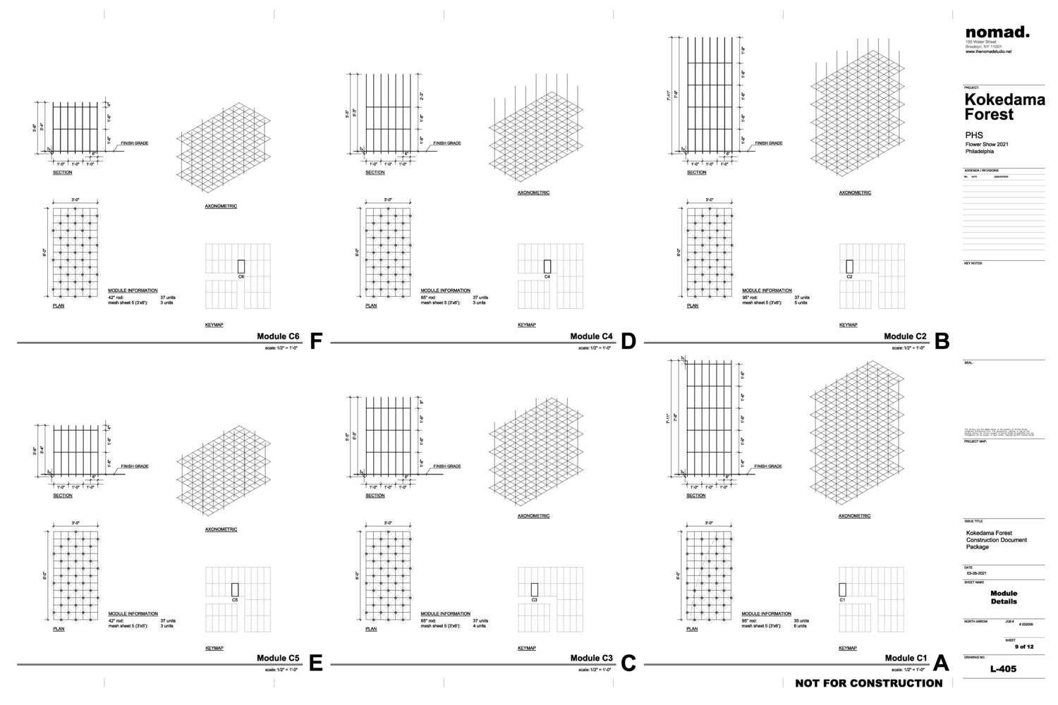 悬浮绿洲·美国费城 Kokedama Forest 装置设计丨Nomad Studio-42