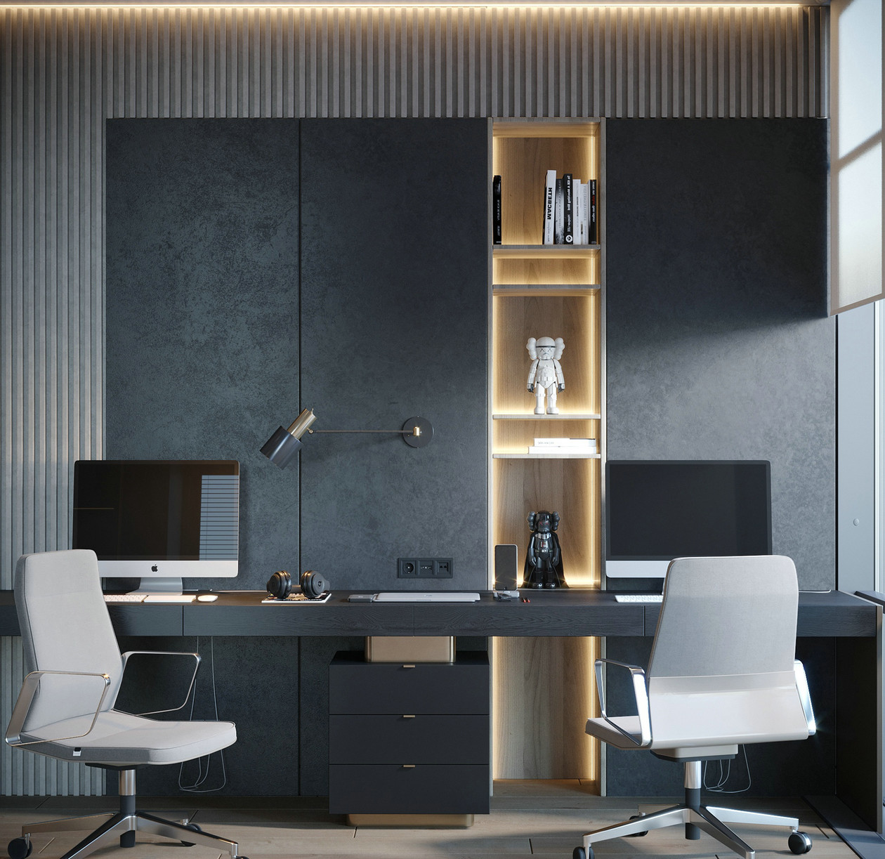 中性色彩与简洁线条构成的纳维亚风格公寓-21