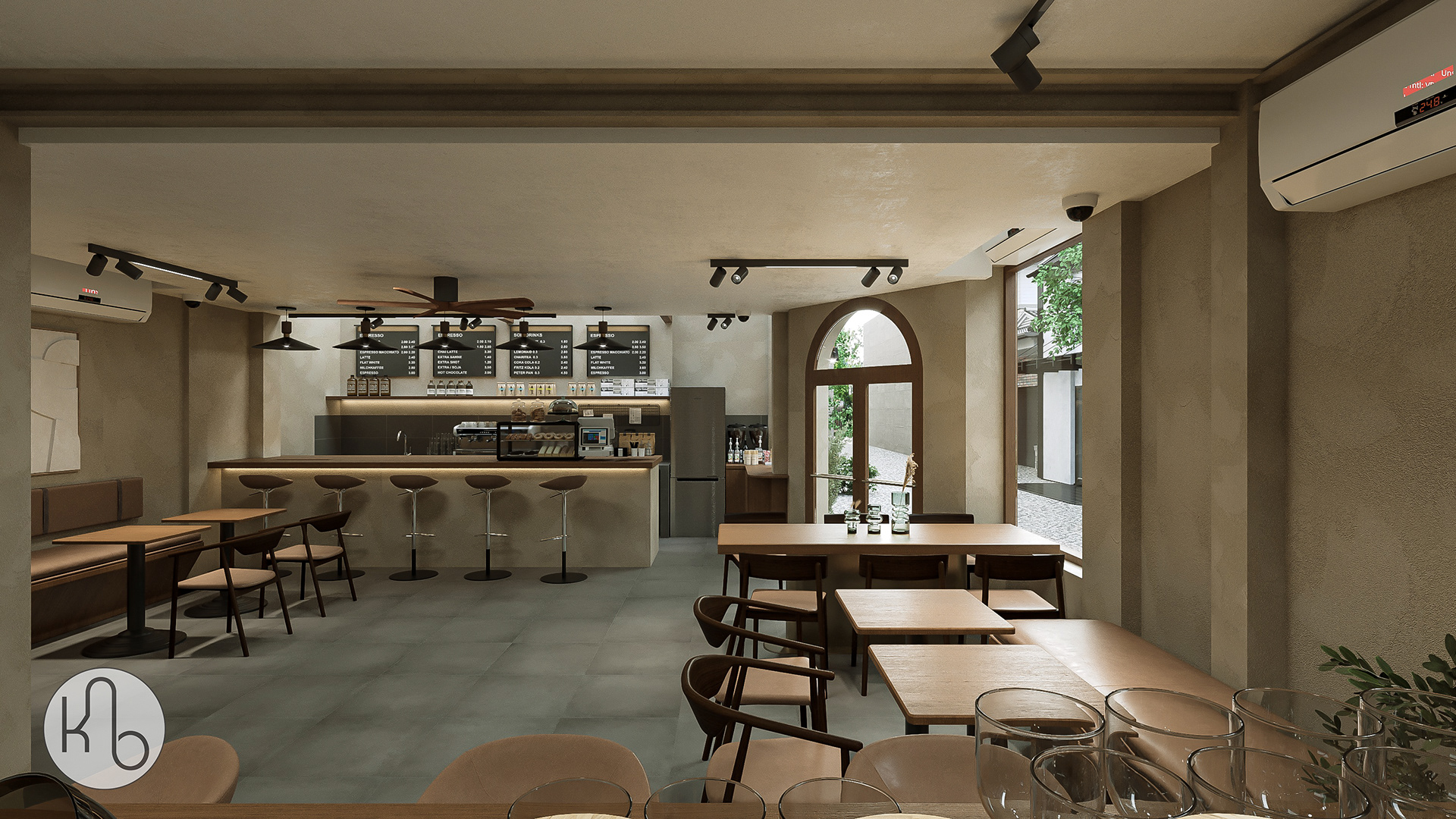 社会咖啡馆和餐厅丨越南胡志明市丨K&Bstudio-22