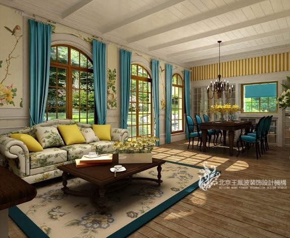 格拉斯小镇—法式乡村 别墅设计 王凤波设计机构-10