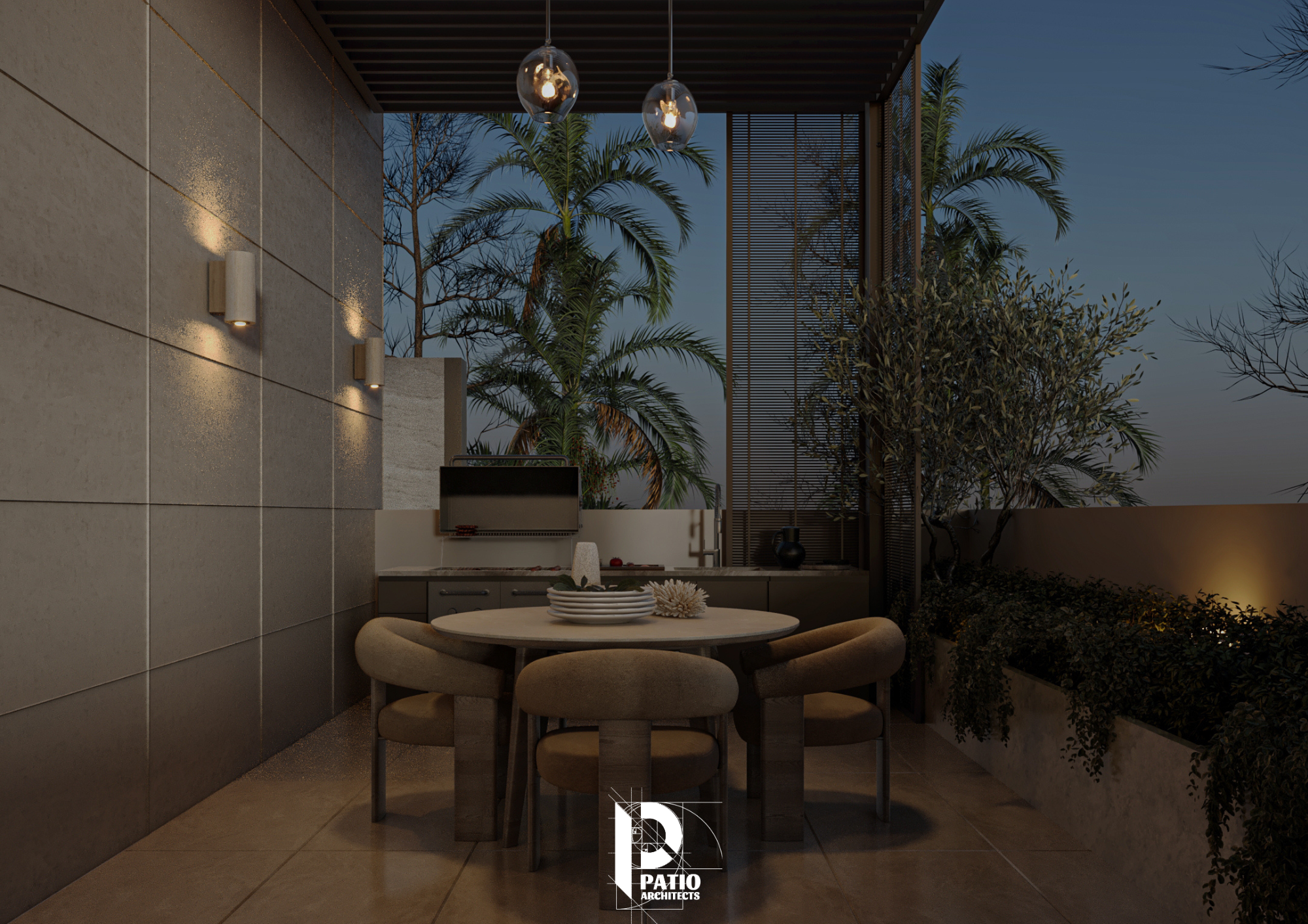 优雅的卢·奢华屋顶生活空间丨阿联酋艾因丨Patio Architects L.L.C-14