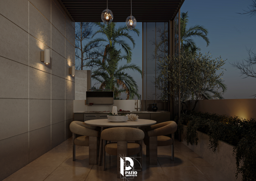 优雅的卢·奢华屋顶生活空间丨阿联酋艾因丨Patio Architects L.L.C-14