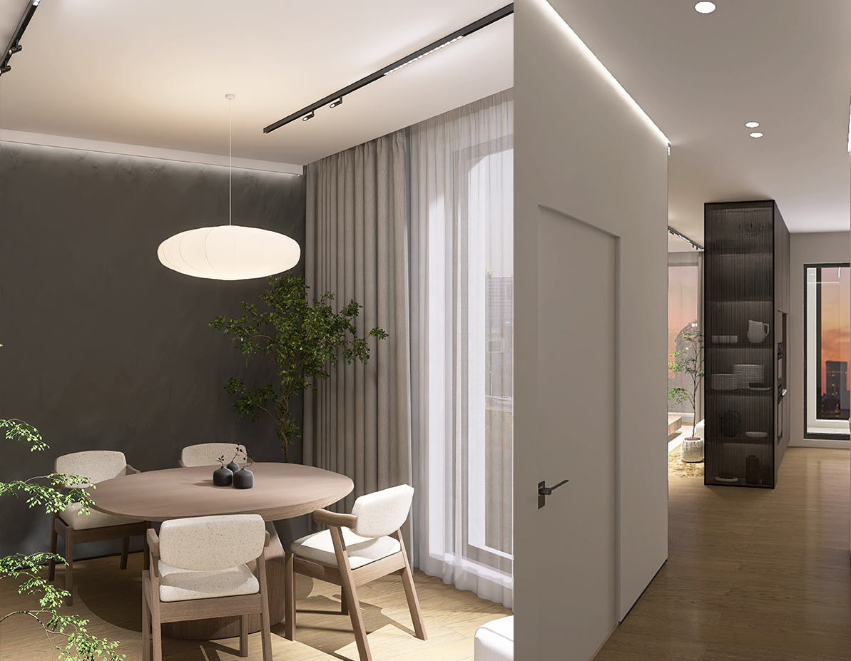 Japandi风格三居室公寓学习项目-4