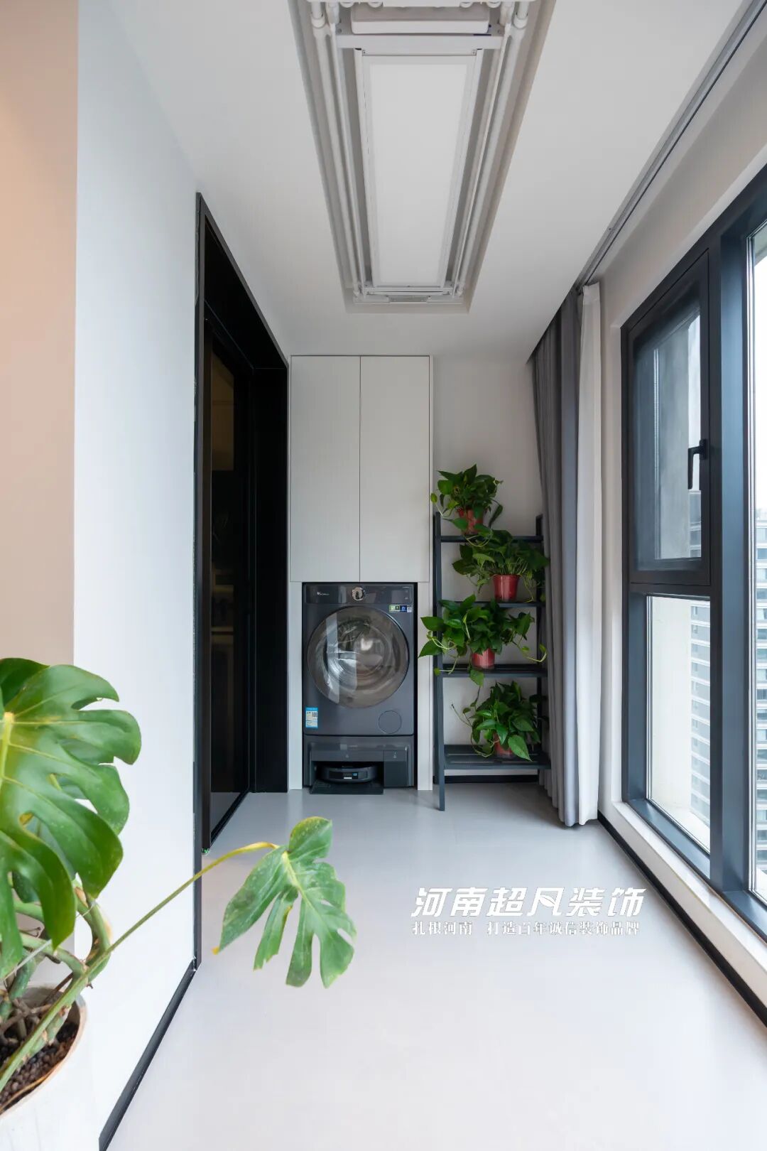 完工首发丨金水区美盛教育港湾，110平黑白灰极简风，色彩纯粹层次丰富-78