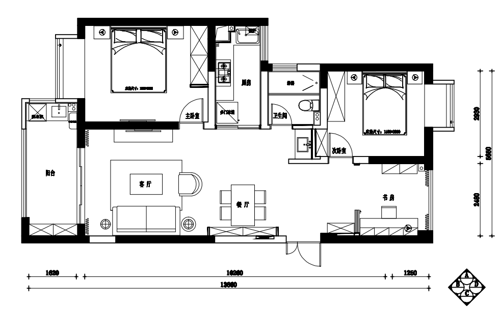 中电颐和府邸现代轻奢装修案例丨唐馨-8