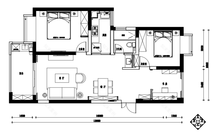中电颐和府邸现代轻奢装修案例丨唐馨-8