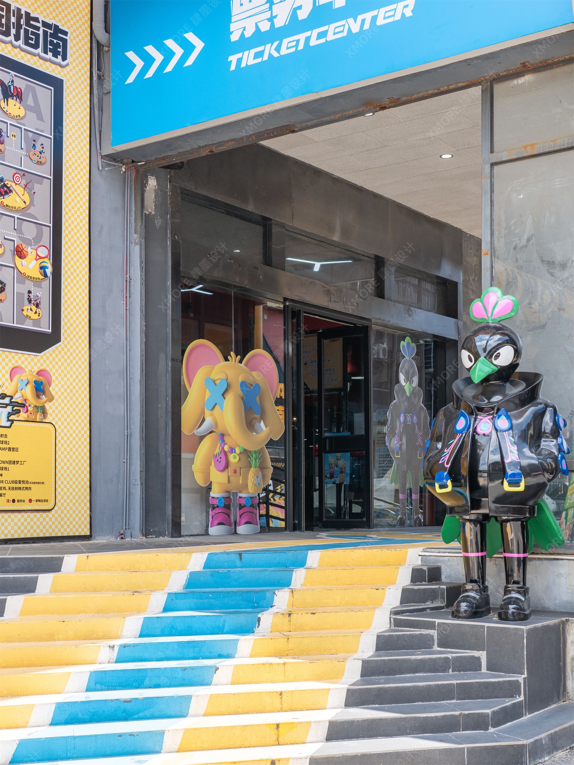 深圳湄南河商业街区美陈设计丨中国深圳丨肆墨商业街区美陈设计公司-28