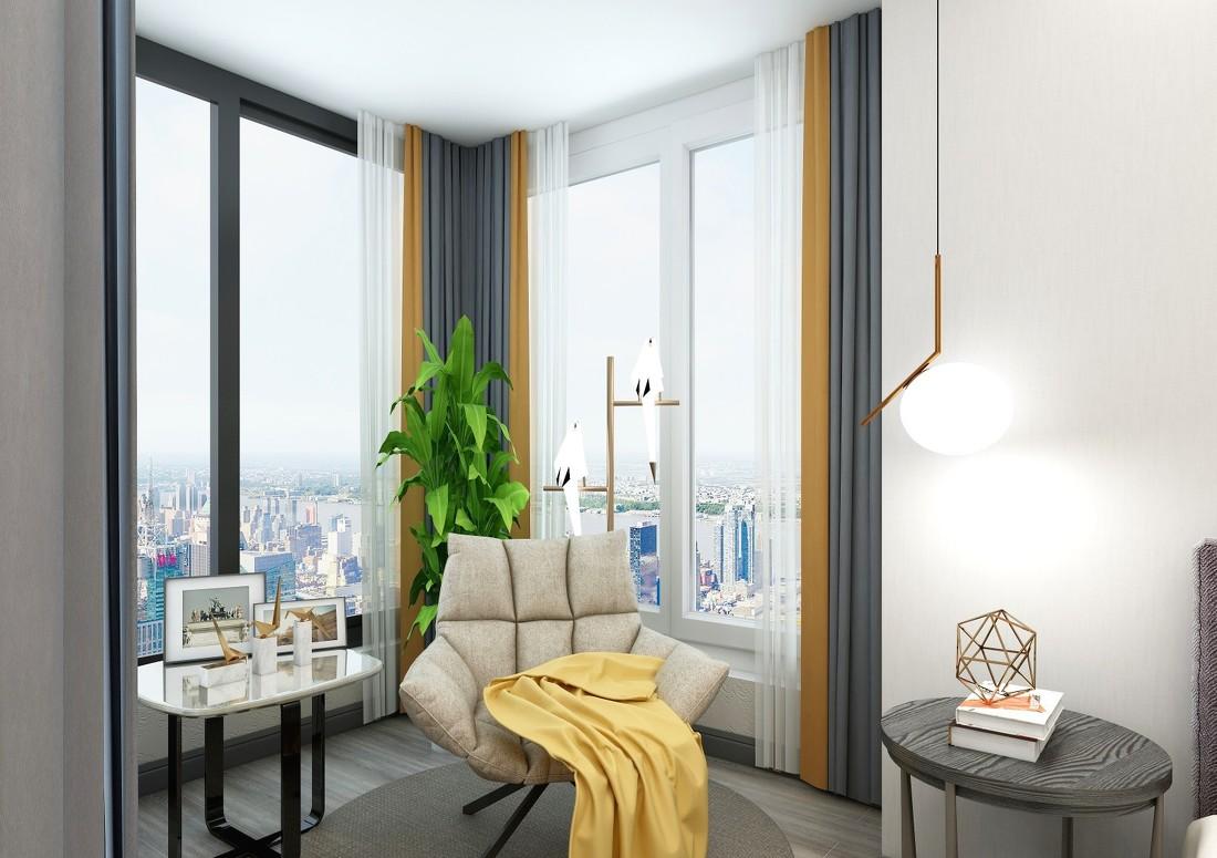 现代轻奢,152㎡品质生活空间设计-11