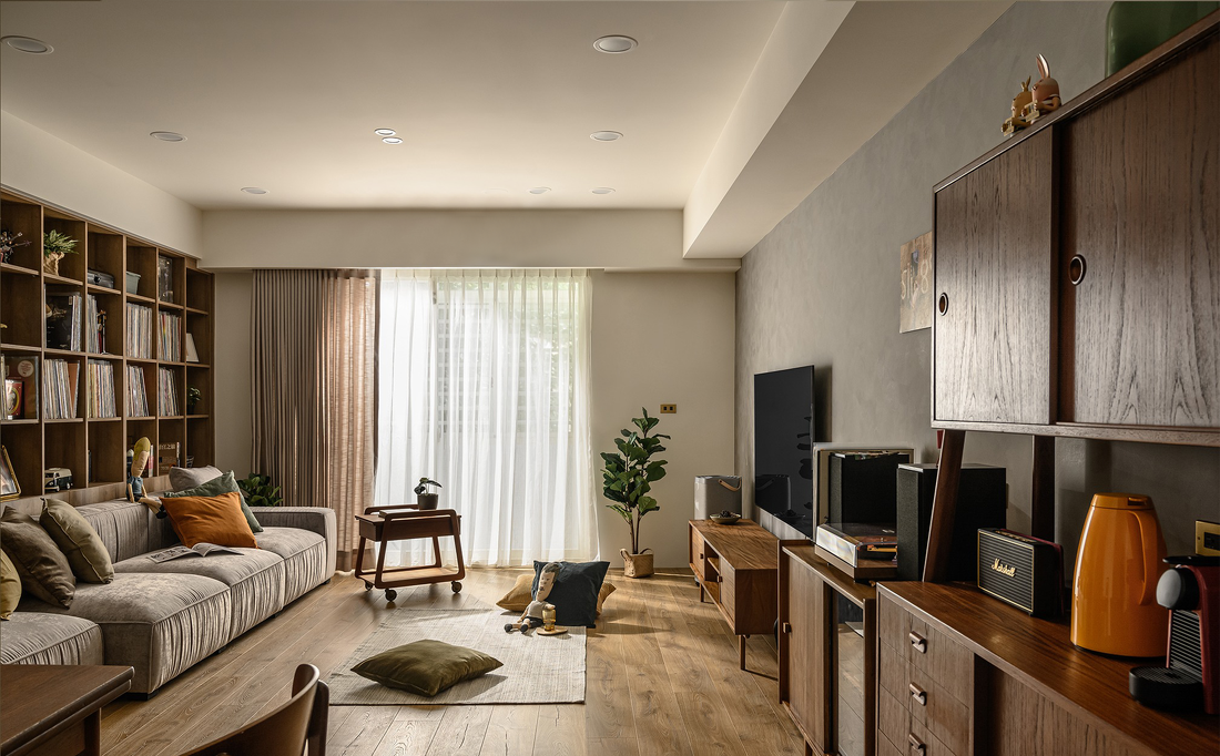 89㎡现代简约风餐厅改休闲区设计-16