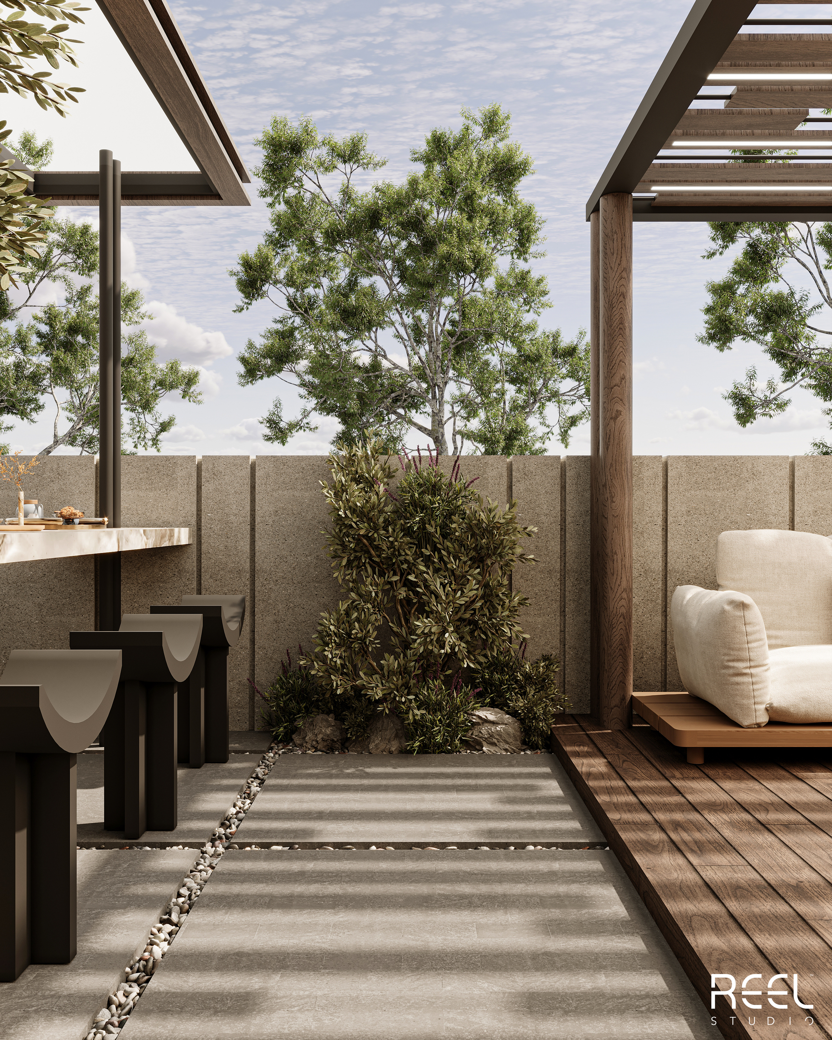 屋顶花园设计丨沙特阿拉伯丨REEL STUDIO-10