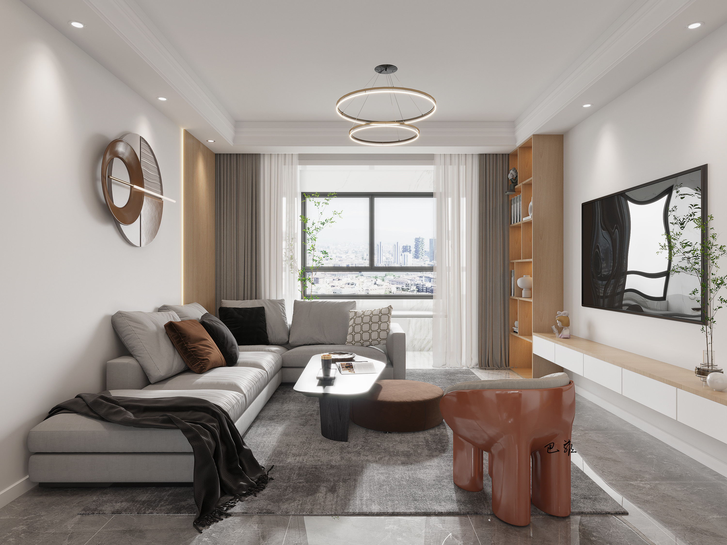 现代高级感与烟火气的完美融合丨某知名设计师-6