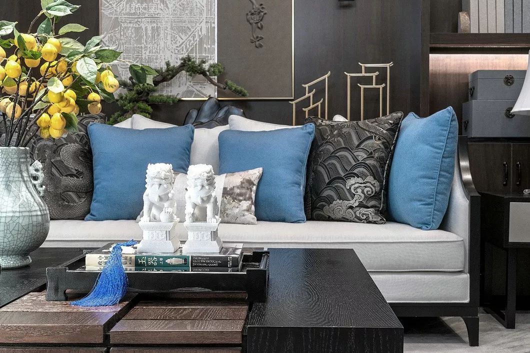 常德壹号府·新中式风格样板房设计丨中国常德丨伊派软装设计-56