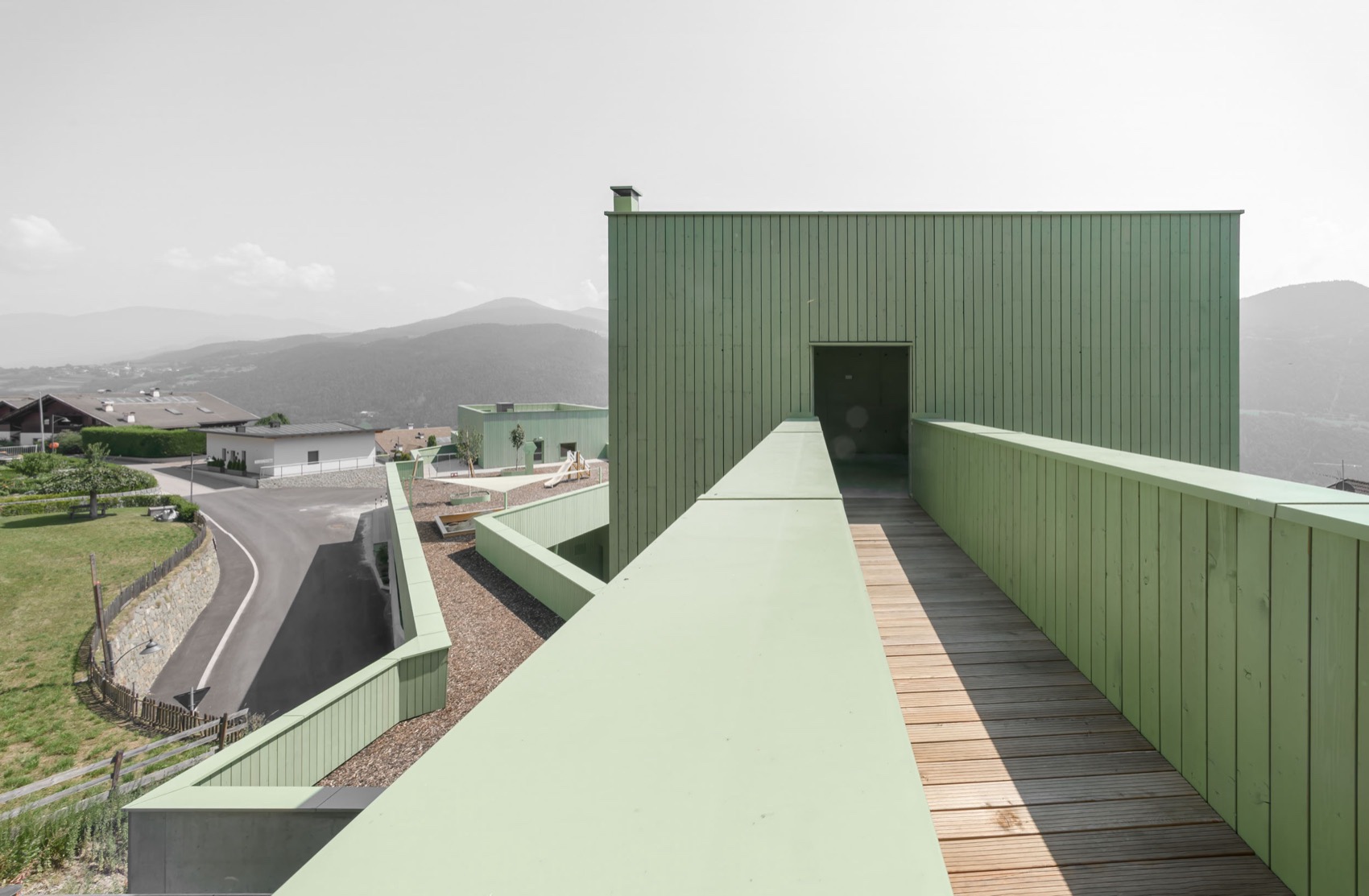 一座绿色之桥,意大利丨Roland Baldi Architects-22