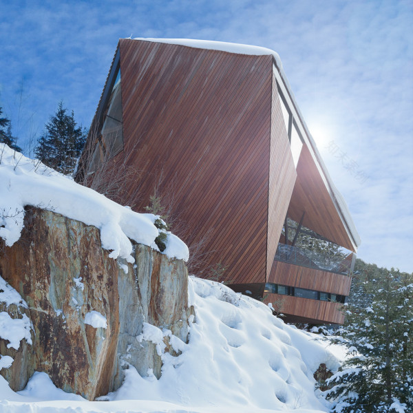 梦幻不规则几何形状房屋,梦想家园丨哥伦比亚丨Patkau Architects-5