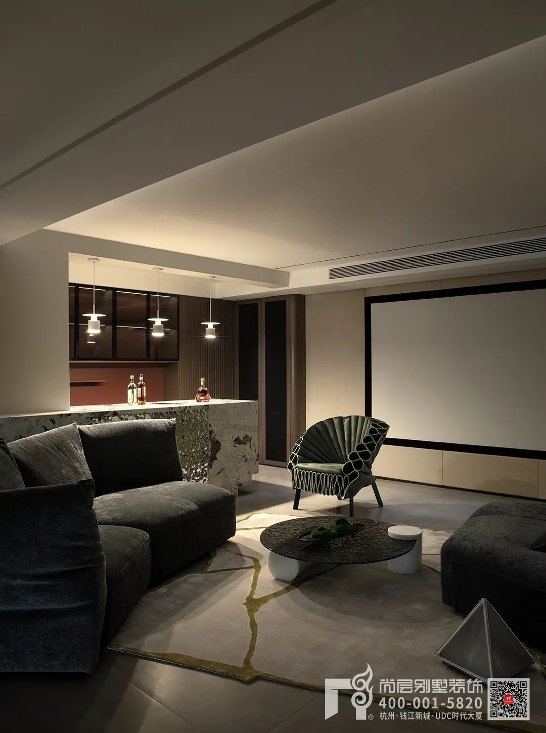 杭州院子现代别墅设计丨中国杭州丨杭州尚层装饰-45