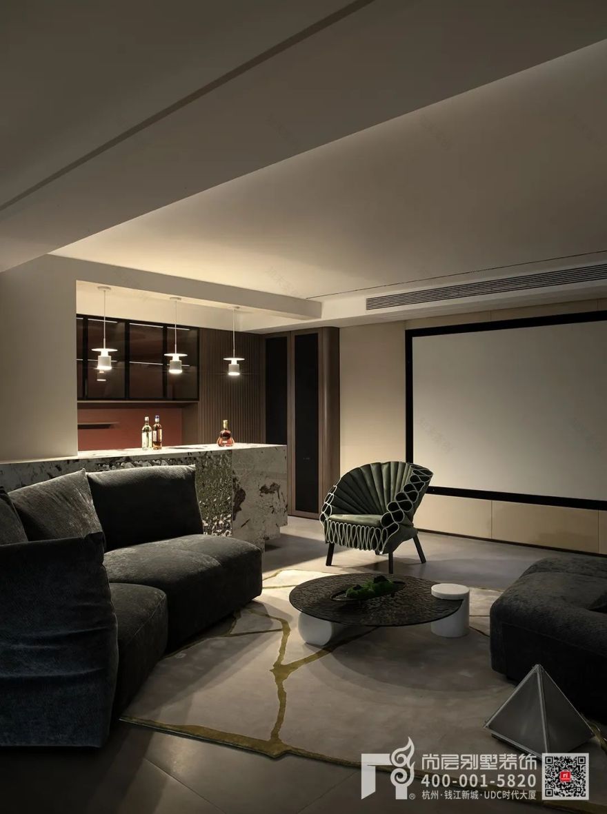 杭州院子现代别墅设计丨中国杭州丨杭州尚层装饰-45