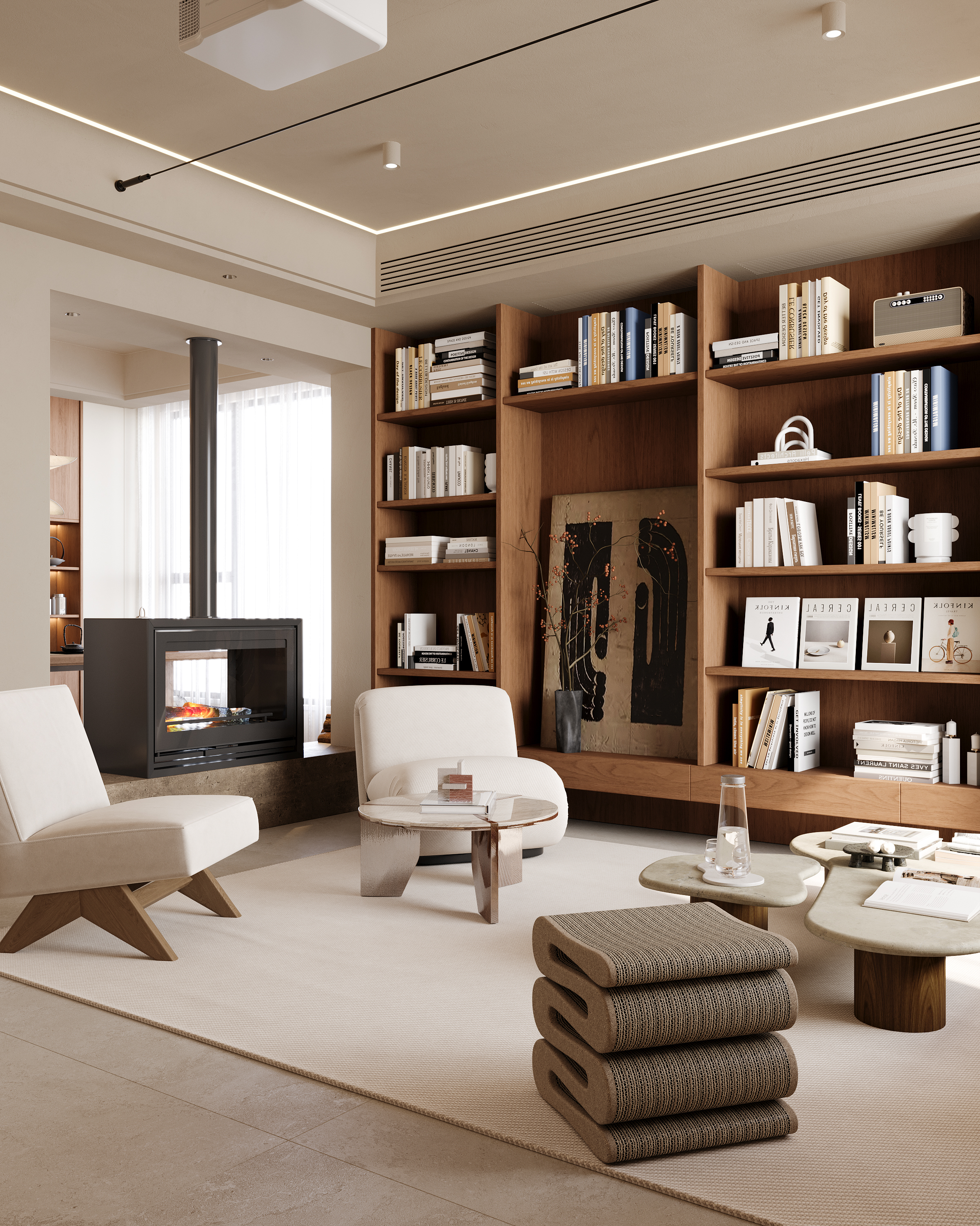 中古风家装：穿越时空的现代主义设计复兴-5