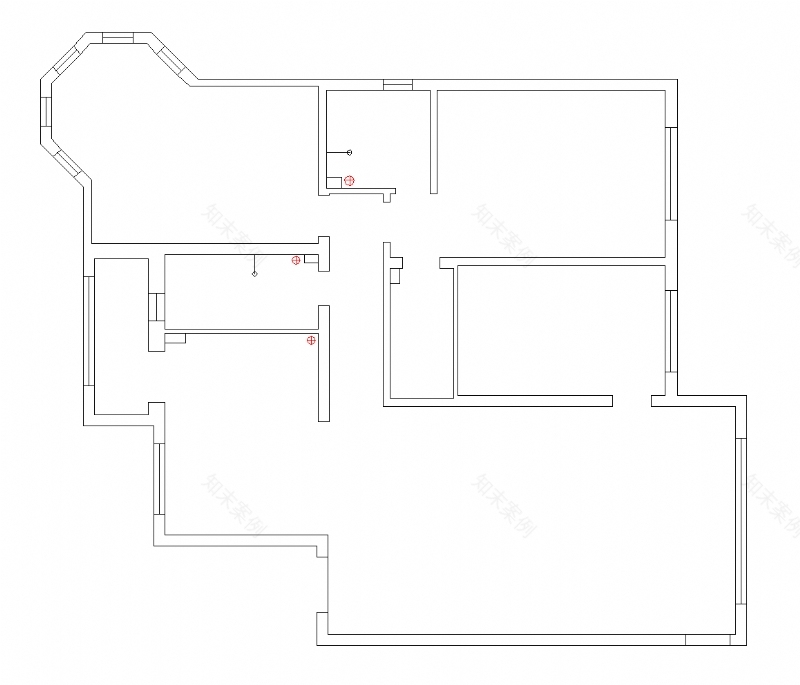 哈尔滨实创装饰14万装修盛和天下150平现代风格三居室-7