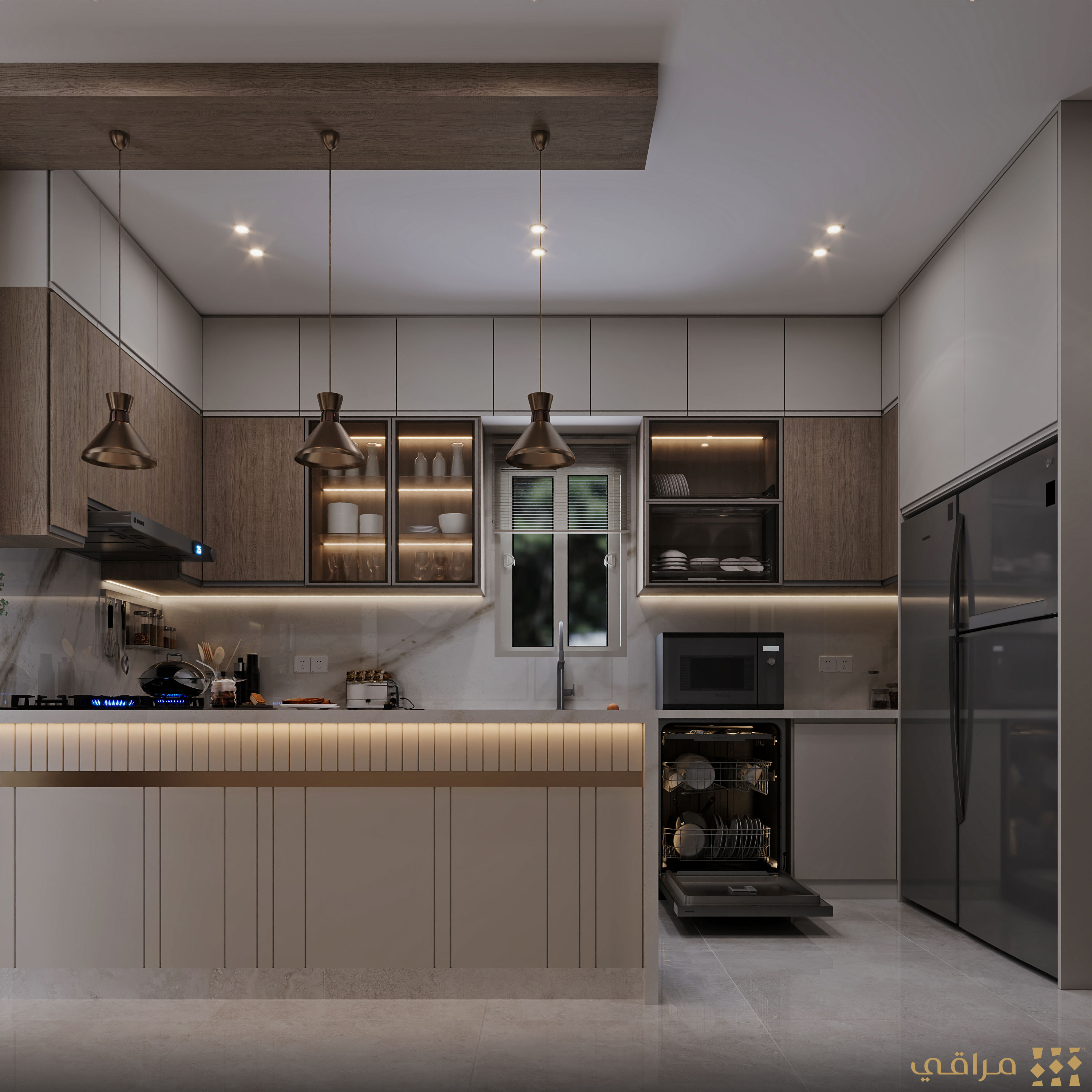 接待处及厨房公寓丨ASMAA SAMIR-12