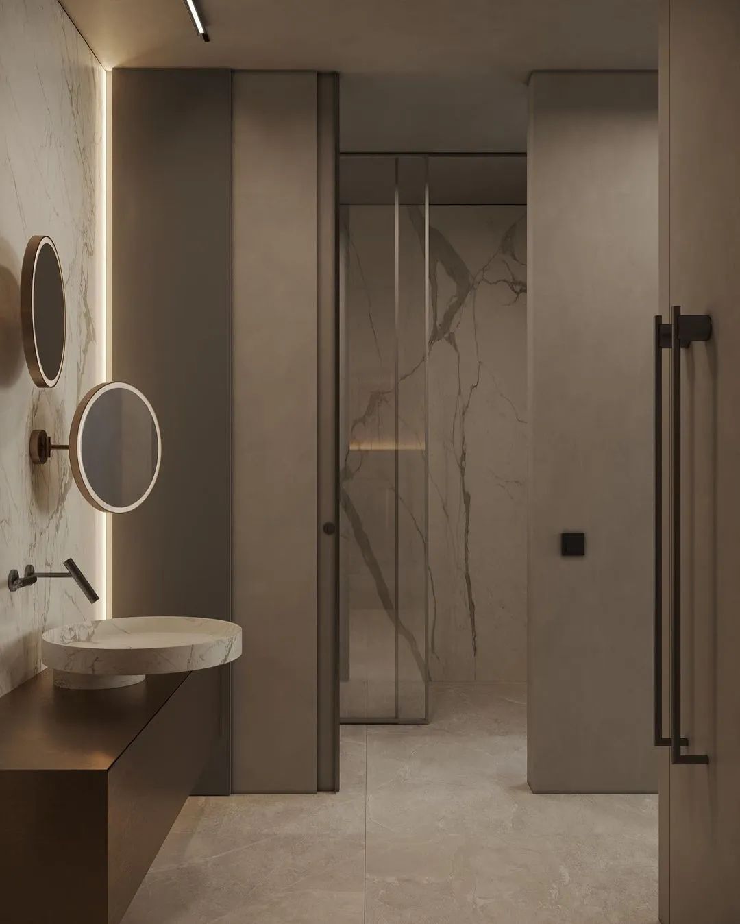 BISCAYNE BLVD 顶层复式极简主义设计丨ArtPartner Architects-53