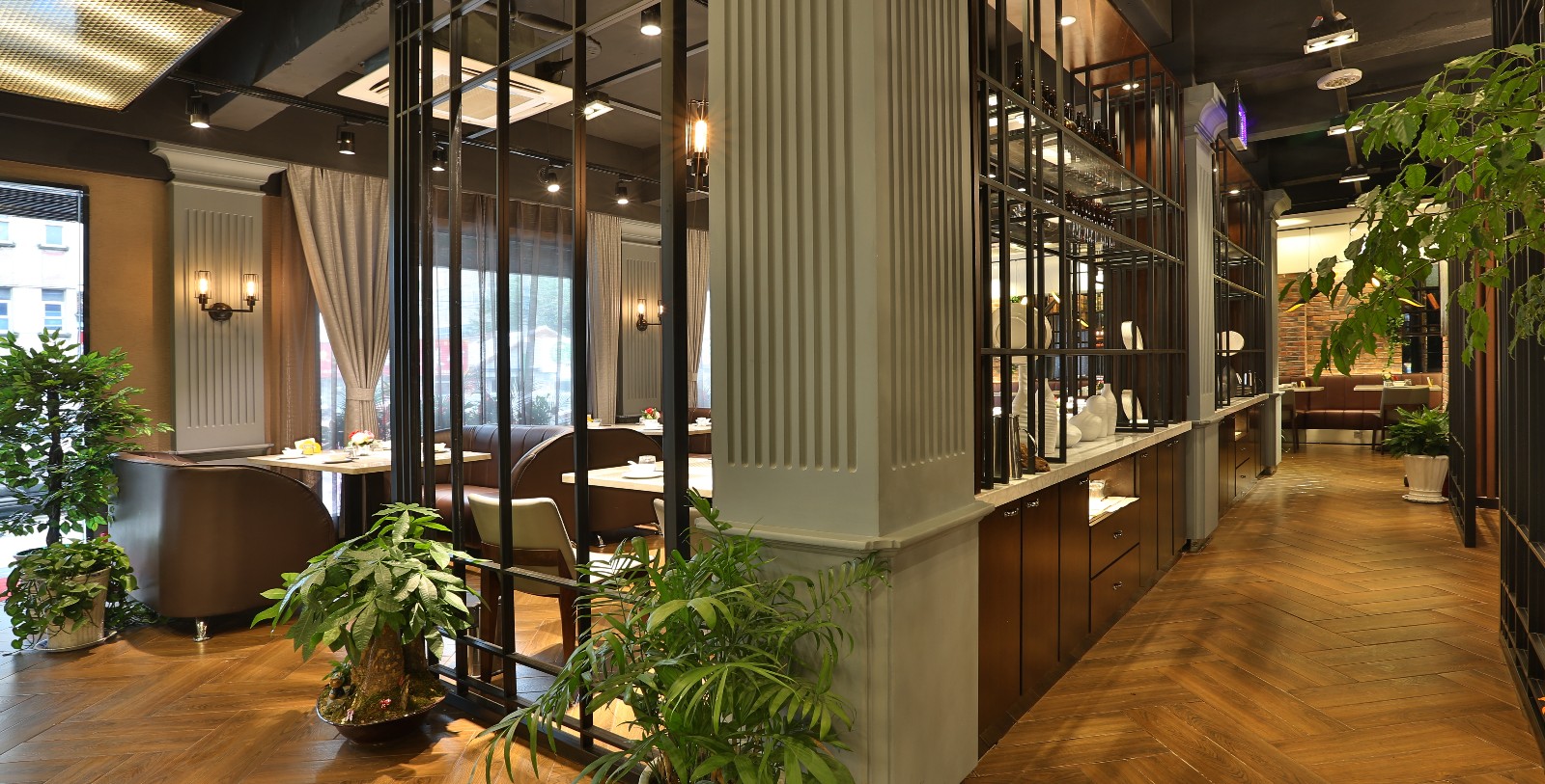 IDDW 道伟设计 | “灰度”巴黎中餐厅,简约工业风融合巴黎元素-41