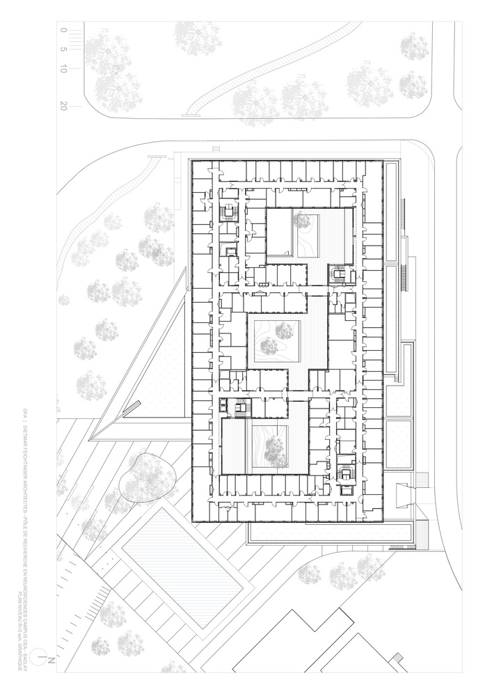 巴黎萨克雷神经科学研究所丨法国巴黎丨Dietmar Feichtinger Architectes-59